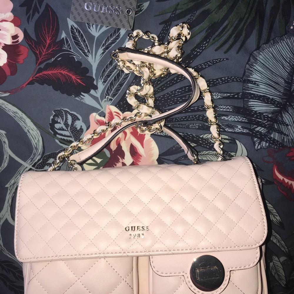 Guess Wilson 1981 Crossbody purse (pink)